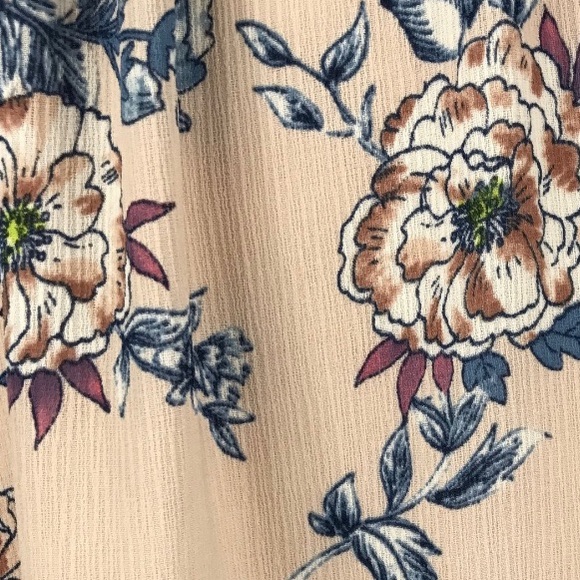 Lush Floral Blush Spaghetti Strap Dress - Picture 7 of 7